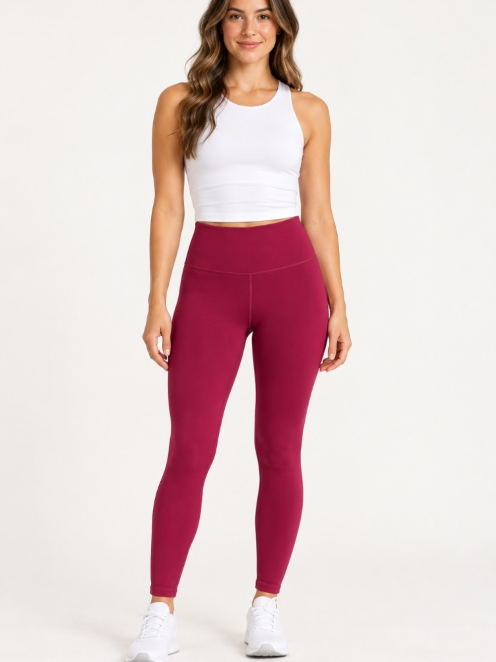 Magenta Pink High Rise Full Length Yoga Leggings Size 8 Lululemon